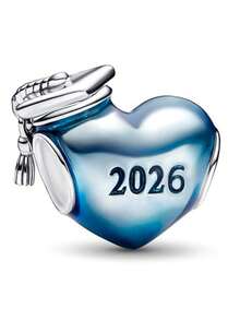 Delicate Romantic Graduation Series Charm Bracelet/Necklace With Heart, Graduation Cap, Scroll Bead Pendants, Full Of Ceremonial Meaning, Creative Versatile DIY Graduation Gift - Multicolor - View 2