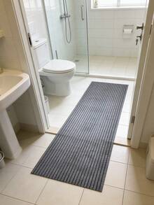 1pc Entrance, Kitchen, Bathroom, Hallway, Balcony Anti-Slip, Anti-Oil, Anti-Stain, Water-Absorbent, Easy-To-Clean Mat - Grey - View 12