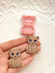 Animal Series: Wolf, Little Lion And Butterfly Polymer Clay Cutting Molds, Suitable For DIY Earring Jewelry Making, Handmade Decorations, Jewelry Making Tools, Perfect For Handmade Women's Earrings And Jewelry Pendants - Animal Series - View 8