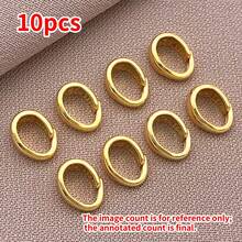 10pcs 3x5x7mm Elegant Minimalist 18K Gold-Plated Copper & Thick Silvery Platinum Seed Clasp Polished Finish DIY Jewelry Findings Kit For Wedding & Party - Multicolor - View 16
