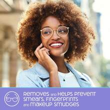 & Cera Lens, Goggles, Nice 'n Clean SmudGuard Lens Cleaning Wipes (100 Total Wipes) | Pre-Moistened Indivily Wred Wipes | Non-Scratching & Non-Streaking |  For Eyeglasses Variant 1 - 100 cái (Gói 1) - Xem 4