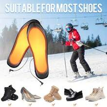 This USB Heated Foot Warmer Provides Full-Foot Heating And Is Equipped With An Overheating Protection Chip, Making It An Ideal Choice For Outdoor Activities And A Must-Have Item For The Winter Season. - Black - View 2