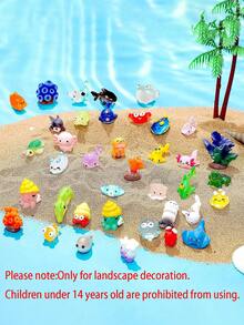 20 mô hình động vật biển mini bằng nhựa, mô hình sinh vật biển siêu nhỏ, đồ trang trí sinh vật biển bằng nhựa cho bể cá, bể thủy sinh, vườn cổ tích (màu ngẫu nhiên). Động vật mini bằng nhựa, mô hình siêu nhỏ, đồ trang trí bằng nhựa, cá mini, động vật siêu nhỏ bằng nhựa, động vật bằng nhựa, mô hình động vật, động vật mini bằng nhựa, động vật mini, trang trí mùa hè, trang trí bàn làm việc. (Sản phẩm này dùng để trang trí sân vườn, cấm sử dụng cho người dưới 14 tuổi) - Nhiều màu - Xem 8