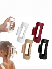 Pinza para el cabello de silicona suave, accesorio para el cabello premium antideslizante, herramienta de peinado duradera y resistente a roturas de diseño nuevo - multicolor - Ver 2