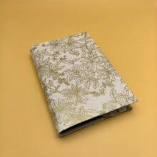 1件手工布艺书套，葡萄叶图案，闪亮书套，笔记本/日记本套，送给爱书人士和情侣的礼物 - 單件 - 查看 9