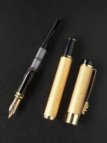 Customized Dragon Head Steel Fountain Pen, 3-In-1 Calligraphy Writing Pen, Business Gift For Family, Friends, Teachers - Multicolor - View 6