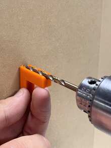 3pcs Drilling Guide Rail | Vertical Square Positioning Artifact With V-Groove Fitting Design | More Wear-Resistant And Durable Than Circular Guide Rail, Plastic Material, No Battery Required - Multicolor - View 5