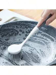 Dishwashing Brush With Handle, Kitchen Cleaning Brush With Stiff Bristles For Sink, Pots And Pans - Multiple Styles - View 3