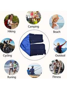 1 Set Quick Drying Cooling Towels, Unisex Suitable For Sport Camping Workout Cycling Golf Running Hiking & Fishing - Multicolor - View 6