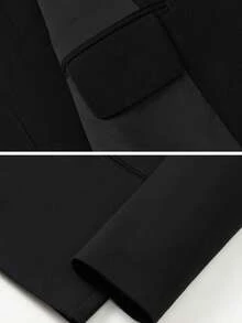Zhongshan Suit High-End Standing Collar Suit Jacket, Chinese Banquet Men's Clothing, Men's Wedding And Wedding Attire, Tang Suit - 黑色 - 查看 9