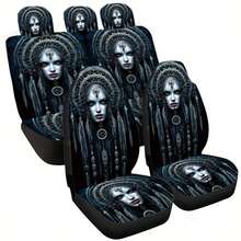 Printed Car Seat Covers, Multiple Designs Available - Sun Woman - View 15