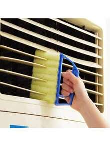 1pc Multi-Functional Removable Venetian Blind Cleaning Brush, Household Window Curtain Cleaning Tool, Air Conditioner Fan Dust Removal Brush - A - View 4
