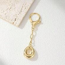 1pc Gold Letter Keychain, Handbag Key Chain Accessory, Bag Charm, Car Pendant, Creative Small Gift For Teachers, Friends, Sisters - Gold - View 34