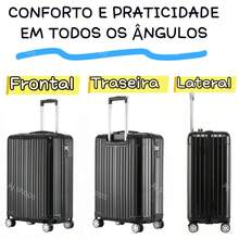 Anac Standard Travel Suitcase 10KG 55x35x25cm Boarding Bag With Expandable Zipper Removable Wheels Hand Luggage Can Take In The Airplane Cabin - 酒紅色 - 查看 8