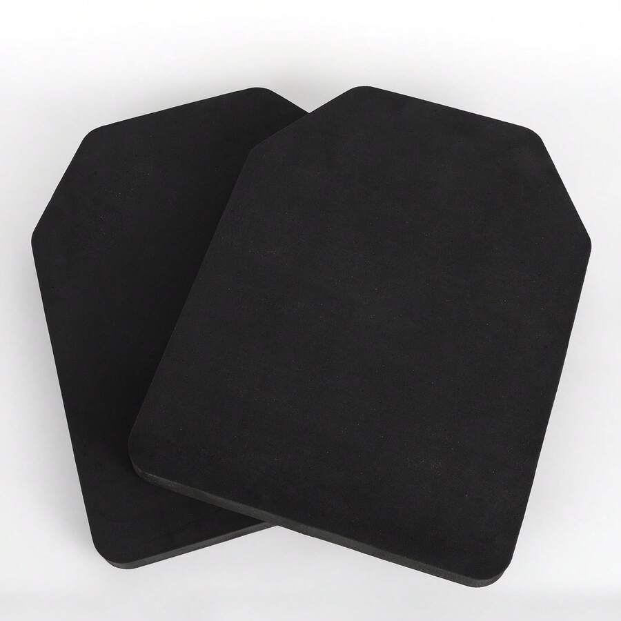 2pcs/Set, Available In 2 Thickness Options (1.5cm/0.59inch And 2cm/0.788inch) EVA Foam Pad Inserts, Suitable For JPC Hunting Vest Lining Or Training Vest Padding - Black - View 1