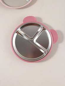 Stainless Steel & Silicone Suction Divided Plate, Anti-Slip Heat-Resistant Baby/Toddler Dinnerware Set - Multicolor - View 13