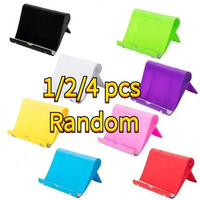 1/2/4 Stück universeller Halter/Ständer, geeignet für Smartphones und Tablets, leicht und stabil, verschiedene Farben verfügbar (zufällige Lieferung)
