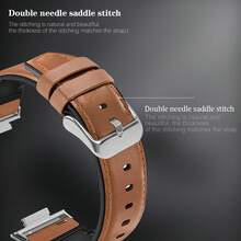 1PC PU Leather Watch Band Compatible With Watch 5 / 4 Compatible With Xiaomi Mi Band 9 Pro / 8 Pro Sport Replacement Strap - Watch4/5/8Pro/9Pro - View 4