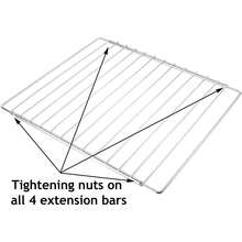 Adjustable Locking Rack For Roasting Pan Oven Tray Shelf LAMONA HOWDENS Cooker - Multicolor - View 4