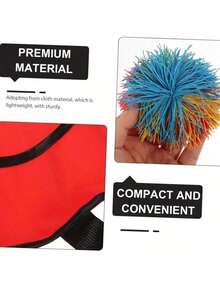 2-Player Interactive Outdoor Toss Game - Double The Fun, Oxford Cloth, Includes Random Stretch Ball Bag, Suitable For Family Sports And Entertainment, Indoor/Outdoor Use - Multicolor - View 8