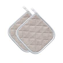 Miếng lót nồi, tấm lót cách nhiệt bằng cotton có thể giặt được, chịu nhiệt, dùng trong nấu nướng và làm bánh. - Xem 12
