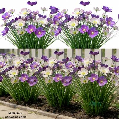 6pcs Lifelike Artificial Flowers, Home Decor Fake Flowers, Suitable For Home Decor, Dining Table Centerpiece, Wedding Decoration, Holiday Scenes, DIY Decoration, Festival Decor, Office, Party Decoration, Floral Arrangement And Home Decor - Suitable For Indoor And Outdoor All Year Round