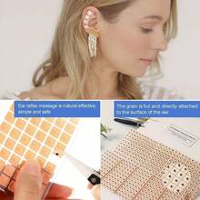 1pc/5pcs/10pcs Ear Acupressure Patches, Ear Acupoint Stickers, For Ear Massage - Unisex - Multicolor - View 2