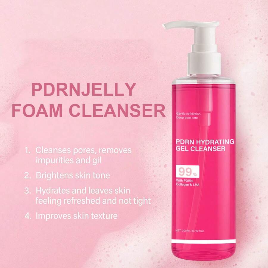 【焕肤洁面】PDRN啫喱泡沫洁面乳，温和氨基酸洗面奶，神经酰胺修护受损屏障，玻尿酸深层补水，抑制黑头，提亮肤色，疏通毛孔，改善黑头，打造饱满透亮肌肤 - 全部 - 查看 1