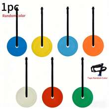 1/4pcs Soccer Goal Training Target, Adjustable Strap Length, Hanging Shot Practice Trainer, Improve Accuracy, Suitable For Soccer, Baseball And Other Sports, Soccer Training Target Disc, Soccer Sports Accessories, Soccer Training Equipment, Durable TPE Material, Improve Hit Rate, Perfect Choice For Soccer Field Equipment, Outdoor Sports Accessories, Outdoor Activities, Sports Equipment, Soccer Gift, Men's Gift, Soccer Matches - Multicolor - View 12
