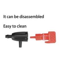 Horticultural Drip Irrigation System Red Adjustable Flow Fat Drip Head Garden Irrigation Automatic Waterer Drip Nozzle Connected To 4/7mm Hairpipe - Irrigation Kit - View 4