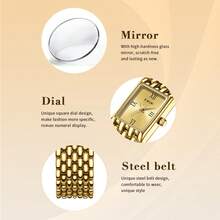 LIGE Women's Fashion Casual Quartz Watch, Waterproof Pointer Watch, Elegant Business Watch - Silver - View 6