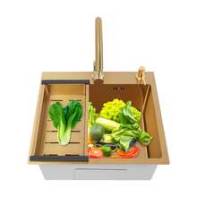 YUNRUX Kitchen Sinks - Gold - View 1