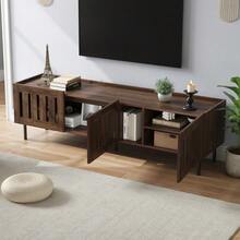Television Stands & Entertainment Centers - Walnut + MDF - View 2