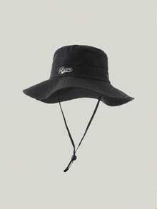 1pc Women Casual Polyester Bucket Hat, Versatile For Daily And Outdoor Use,Summer,Beach - Multicolor - View 6