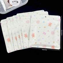 100个派对礼品自封袋，节日礼品自封袋，高端泰迪熊图案礼品袋，可爱卡通自封礼品袋，适合女士小礼物包装、节日、派对、生日礼品包装，以及日常收纳袋和塑料自封袋。 - 包裝袋 - 查看 5