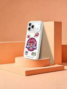 Ốp lưng điện thoại silicon lỏng chính hãng Paul Frank, chống sốc toàn thân, bảo vệ camera, họa tiết khỉ, thỏ, gấu, hươu cao cổ và chữ cái hoạt hình, ốp lưng mới cho iPhone 13/14/15/16/17 Pro Max - Nhiều màu - Xem 3