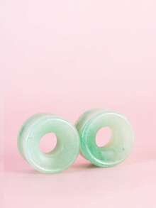 一对时尚波西米亚复古摇滚风天然石镂空耳扩，男女皆宜，适合日常佩戴和聚会，是馈赠佳品。 - Ear gauge - 查看 31