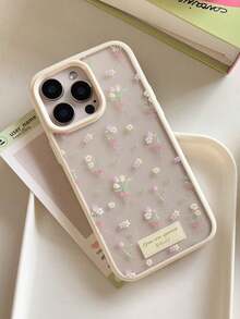 1个春季可爱郁金香花卉透明手机壳，适用于 17 Pro Max 17 Pro 17 16 Pro Max 16 Pro 16 15 14 13 11 12 Pro Max Plus，可爱风格，礼品保护壳 - 鬱金香 - 查看 2