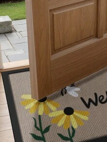 DAJIANG 1pc Thick PVC Rubber Non-Slip Doormat, Waterproof & Durable, Suitable For Indoor & Outdoor, Easy To Hand Wash & Clean, Applicable For Home And Commercial Spaces, Multiple Sizes Available - Multicolor - View 7