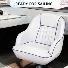 Cabin Seats - White and Blue - View 5