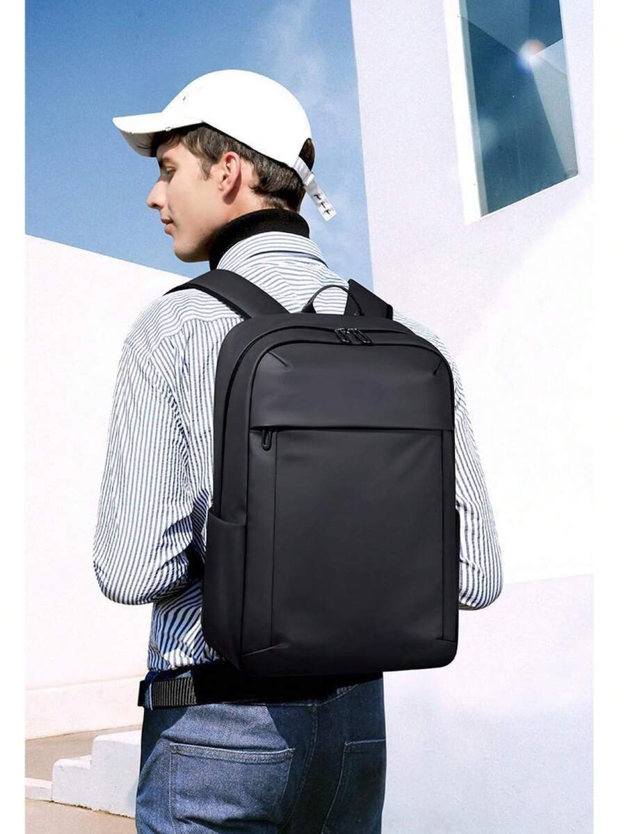 Large Capacity Waterproof Black Backpack For Men, Travel Backpack, Student Backpack And Professional Business Backpack For Office And Work, Laptop Backpack With Multiple Compartments, Compatible With 15.6 And 16 Inch Laptops, Durable And Versatile Backpack For Daily Use, Studies, Travel And Perfect Gift