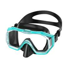 Snorkel Mask With Nose Cover, 3-Window Wide Angle High Definition Anti-Fog Anti-Leak Diving Swimming Mask - Multicolor - View 11