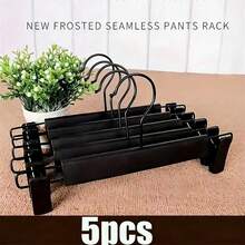 10/20pcs Pants Hanger Adjustable Anti-Rust Clip Pants, Skirts, Clothes Hanger (Black) - Multicolor - View 4