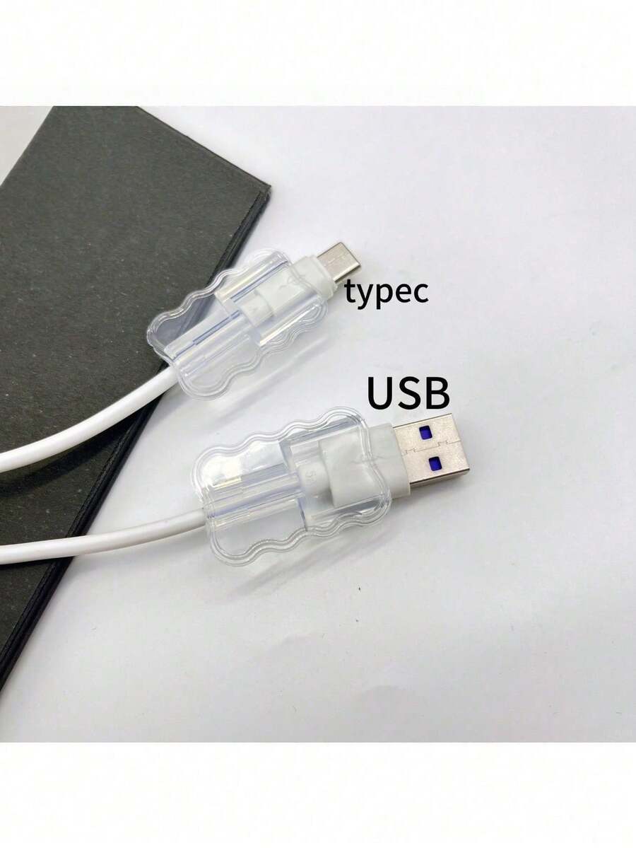 5pcs/10pcs ABS Resin Cable Sleeves: Protect Your Cables From Damage And Detachment.