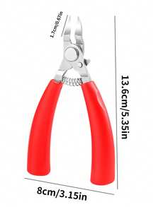 ANDVICTORY 1pc Toenail Clipper, Used For Trimming Thick Nails, Ingrown Nails, Removing Dead Skin, Ideal Tool For Manicure, Pedicure, Nail Care - Multicolor - View 5