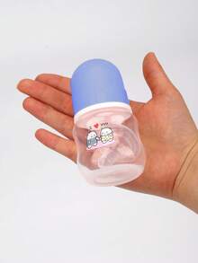 1个60毫升宠物塑料奶瓶，卡通图案，硅胶奶嘴，适用于猫狗 - 60毫升 - 查看 10