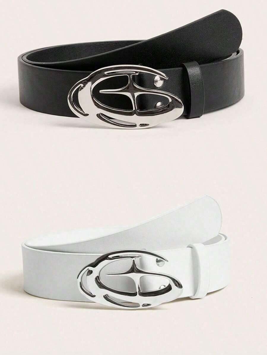 1pc Men's Fashionable Pattern Metal Belt, Versatile Youth, Students, Daily Commuting And Nightclub Outfit Casual, Business, Boyfriend Husband Father Dad Men, Daily Wear, Fashion, Teen, Outdoor, Vacation, Athletic, Travel, Street, Boho, Vintage Fall, Autumn, Halloween Autumn-Winter Accessories,Suitable Teens, Youth,Men,Casual, Outdoor, Athletic, Vacation, Graduation Gifts, Birthday, Daily Wear HPFR - 黑色 - 查看 1