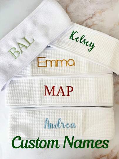 Personalized Spa Headband Custom Name Spa Headband Face Wash Headband Bridesmaid Gift Monogrammed Spa Headband Embroidered Makeup Headband,Spa Headband,Custom Name Headband,Spa Gift,Personalized Headban,Bridesmaid Gift,Embroidered Headband,Face Wash Band,Sweet 16 Gift,Bachelorette Gift,Spa Party Favor,Teen Girl Favor,Waffle Headband,Terrycloth Headband.