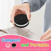 1PC Ultra Soft Taba Squishy For Adult Anxiety Relief And Decompression, Office Desk Relaxation Toys, Sensory Stress Relief For Focus And CalmMen And Women - 黑色 - 查看 4