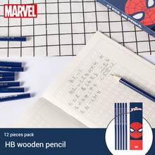 Marvel 12支装迪士尼蜘蛛侠HB铅笔，学生书写、绘画、素描、考试用 - E0097A3 - 查看 8